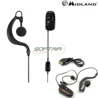 Microphone Bluetooth Headset Wa21 Midland (c1201)