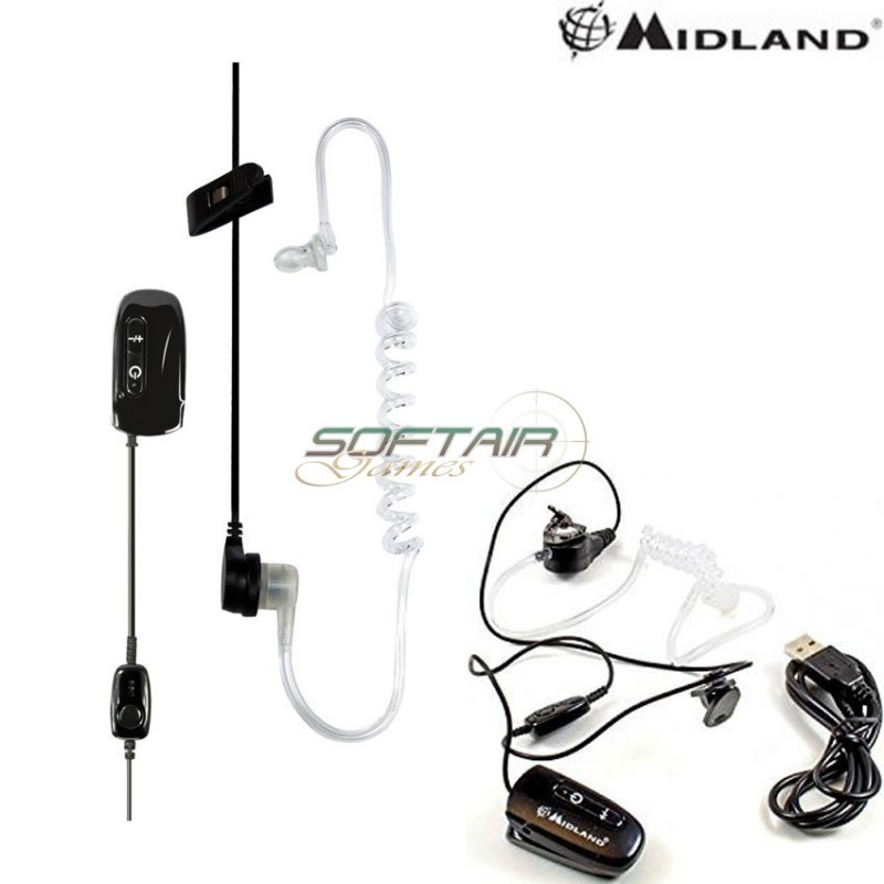 Microphone Bluetooth Tyre Type Headset Wa31 Midland (c1202)