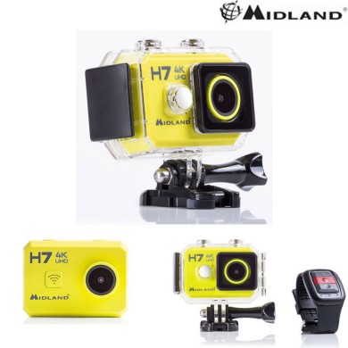 Videocamera Compact H7 4k Ultra Hd Con Telecomando Wirless Gp Style Midland (c1236)