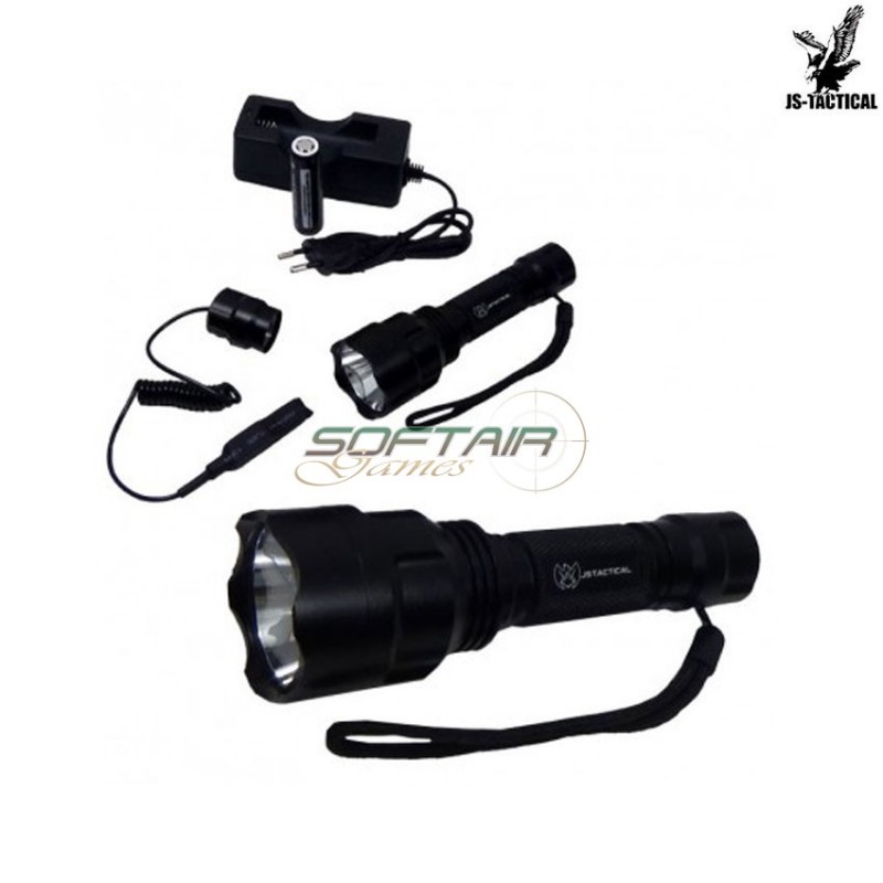 Torcia Led 250 Lumen In Metallo Js Tactical (js-ft250)